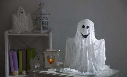 a ghost made from a sheet