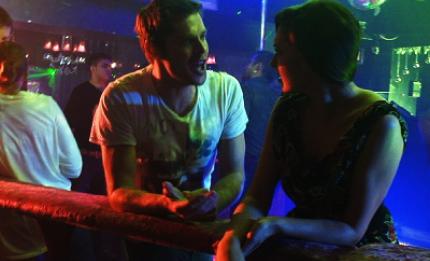 Ashlie and Stephen in a nightclub